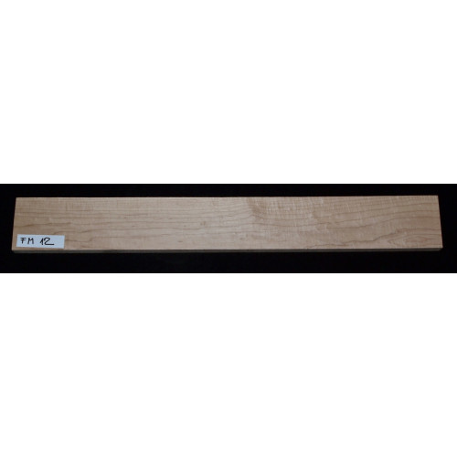 Javor Fladrový FM12 Drevo na Gitarový Krk 945 × 120 × 30 mm